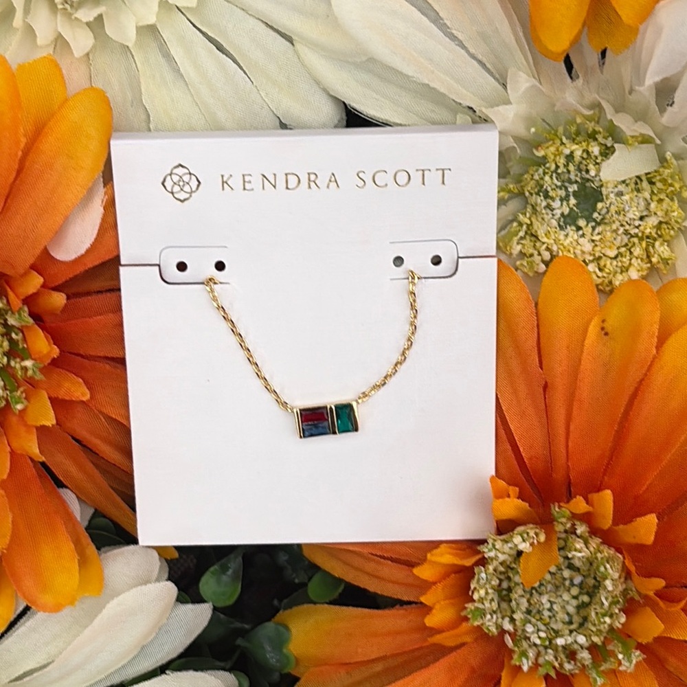 Kendra Scott Jamie Necklace Multicolor Gold